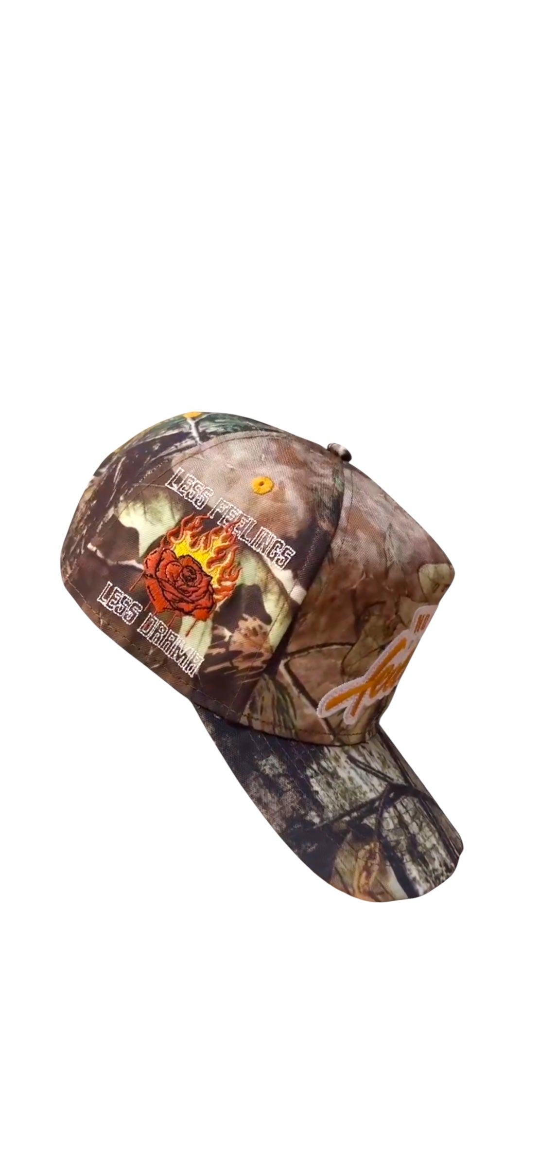 No Hard Feelings Camouflage Snap Back Hat (ships 7/24)