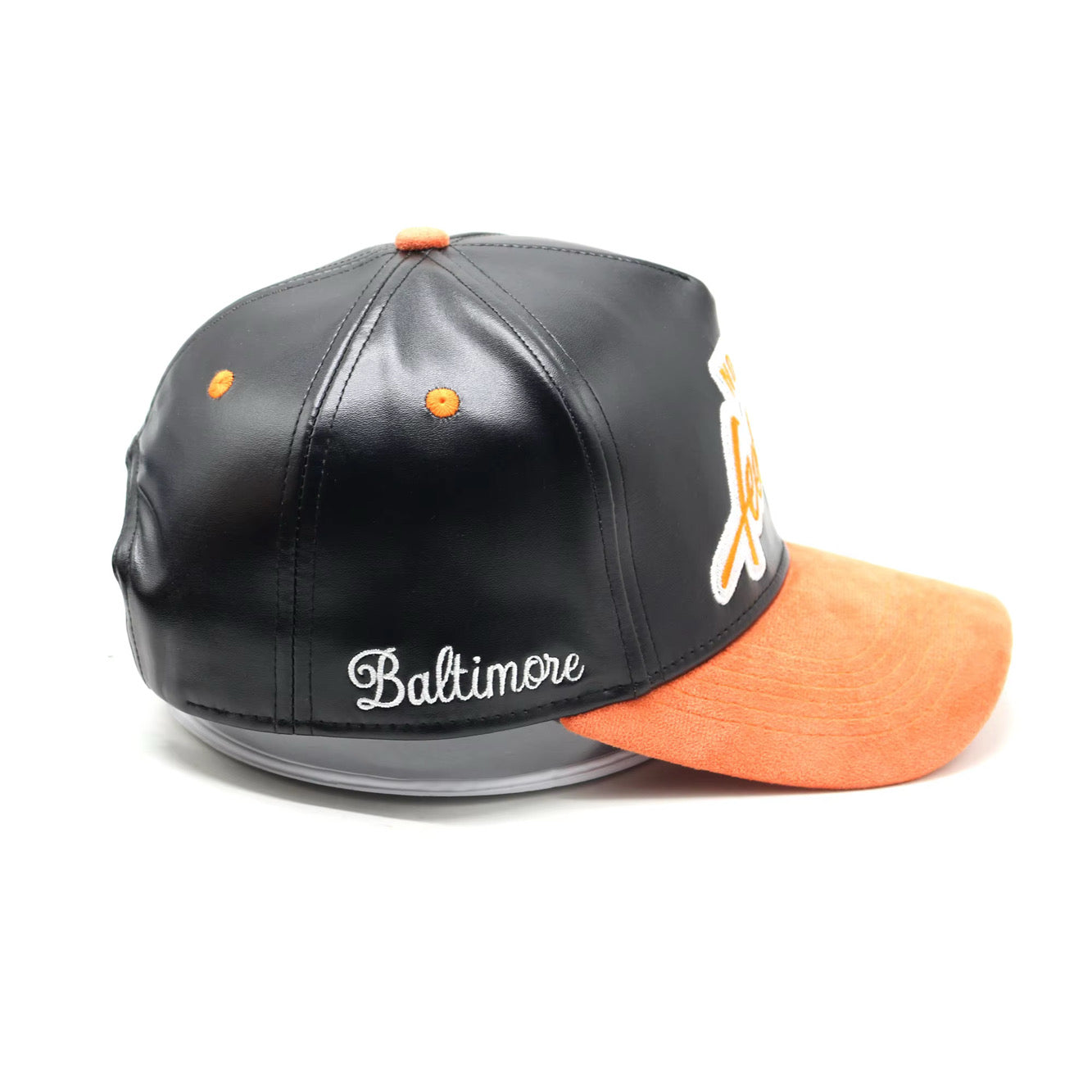 No Hard Feelings Vegan Leather SnapBack