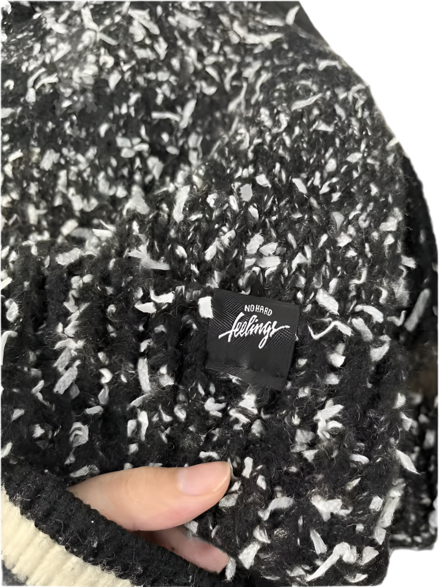 No Hard Feelings Salt & Pepper Beanie