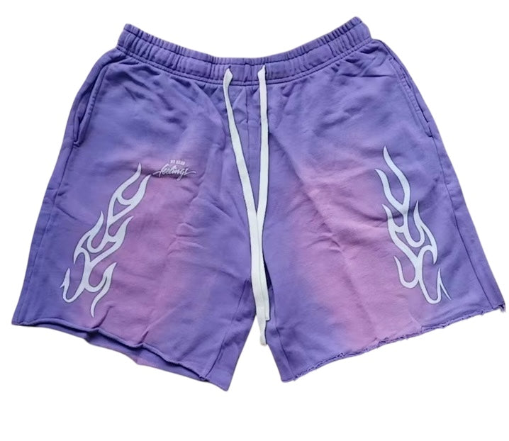 No Hard Feelings Acid Wash Sweatshorts