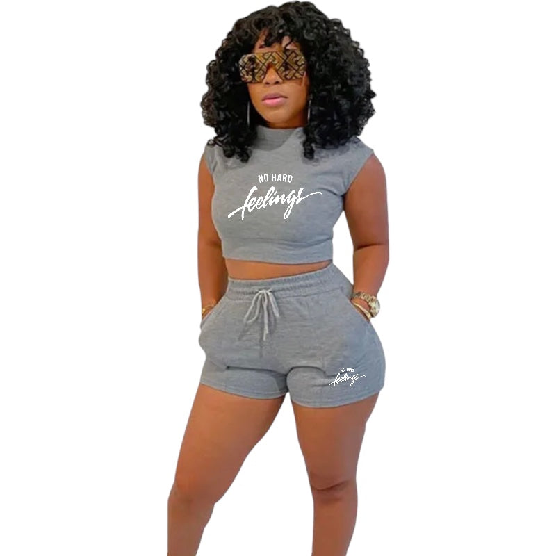 Women’s No Hard Feelings (Calm Fit) two piece short set