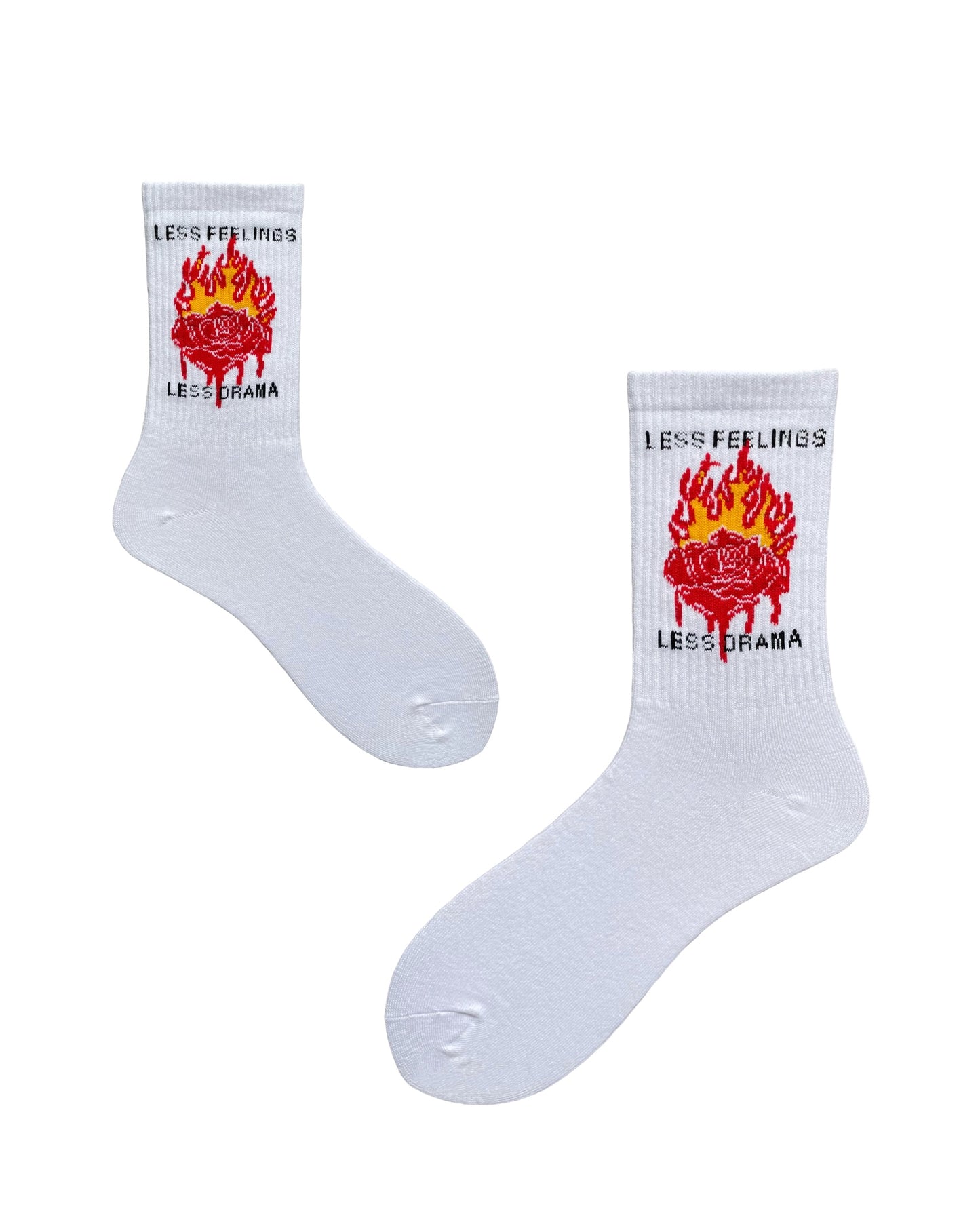 Less Feelings Less Drama Socks