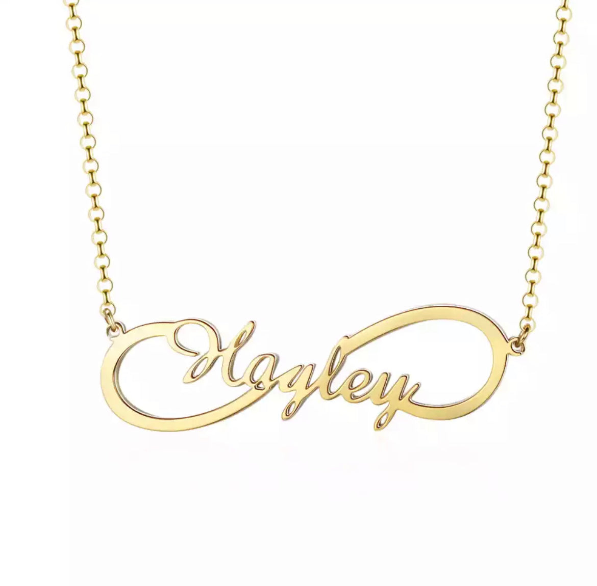 Custom Infinity Name Necklace