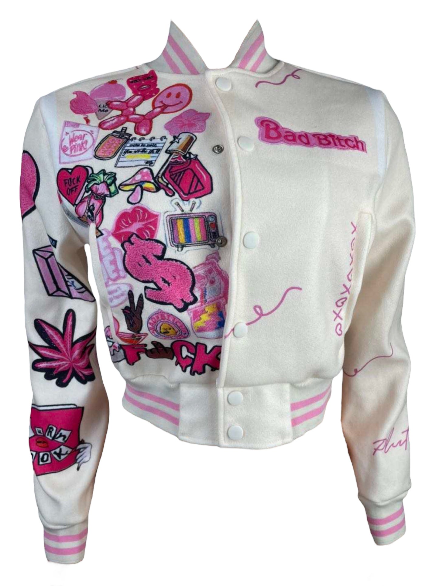 Plastics varsity jacket