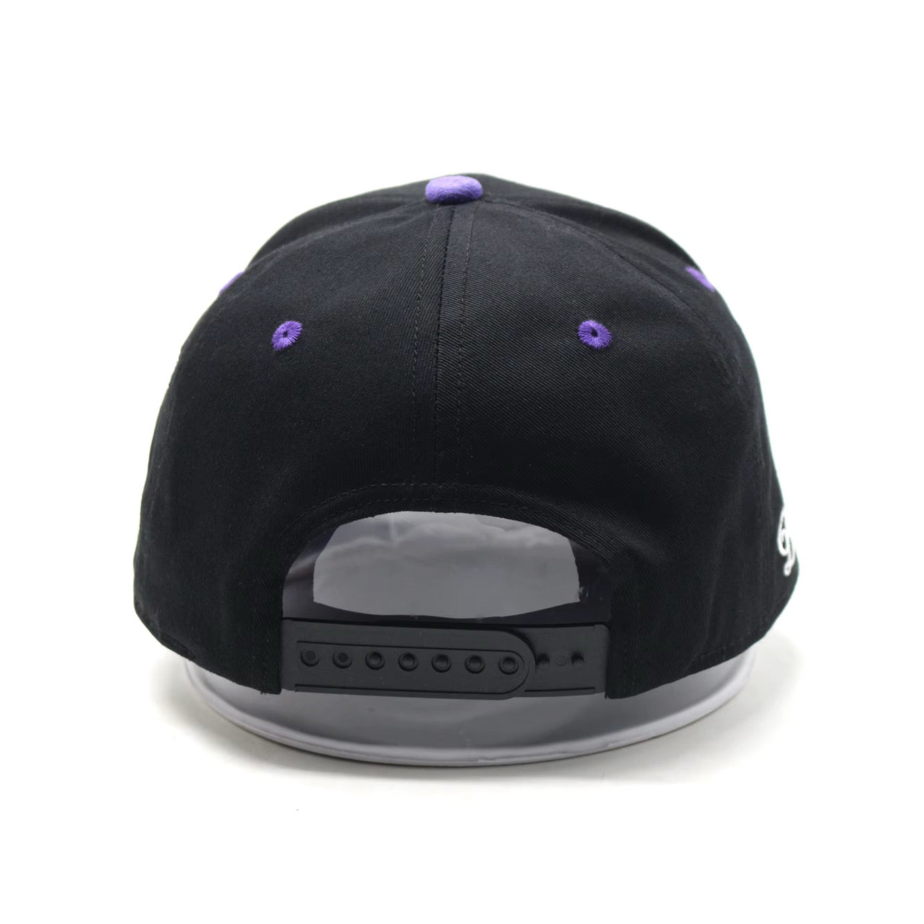 No Hard Feelings Black and Purple SnapBack