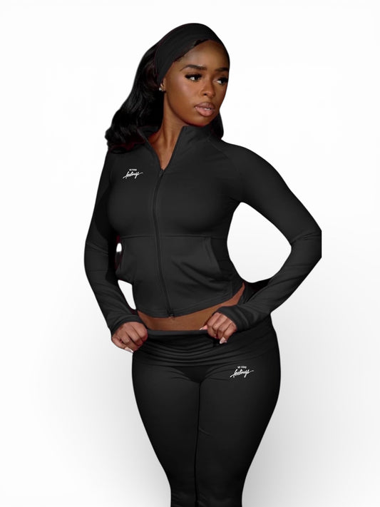 No Hard Feelings Casual Folded Workout Sets