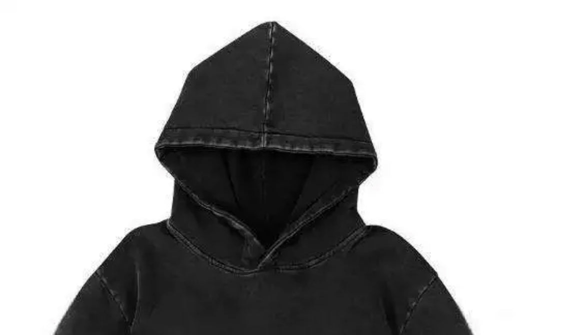 No Hard Feelings Distressed Pullover Hoodie
