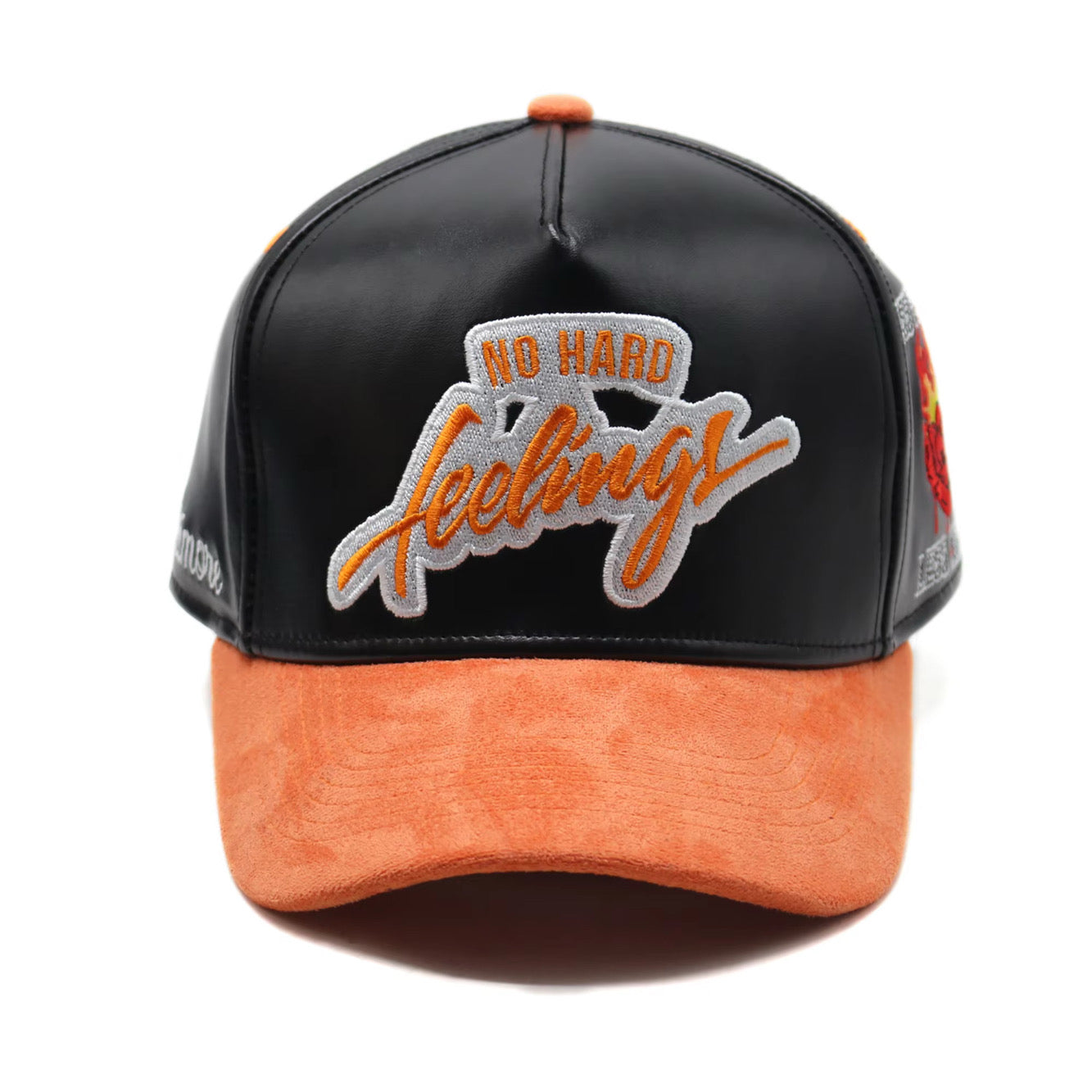 No Hard Feelings Vegan Leather SnapBack