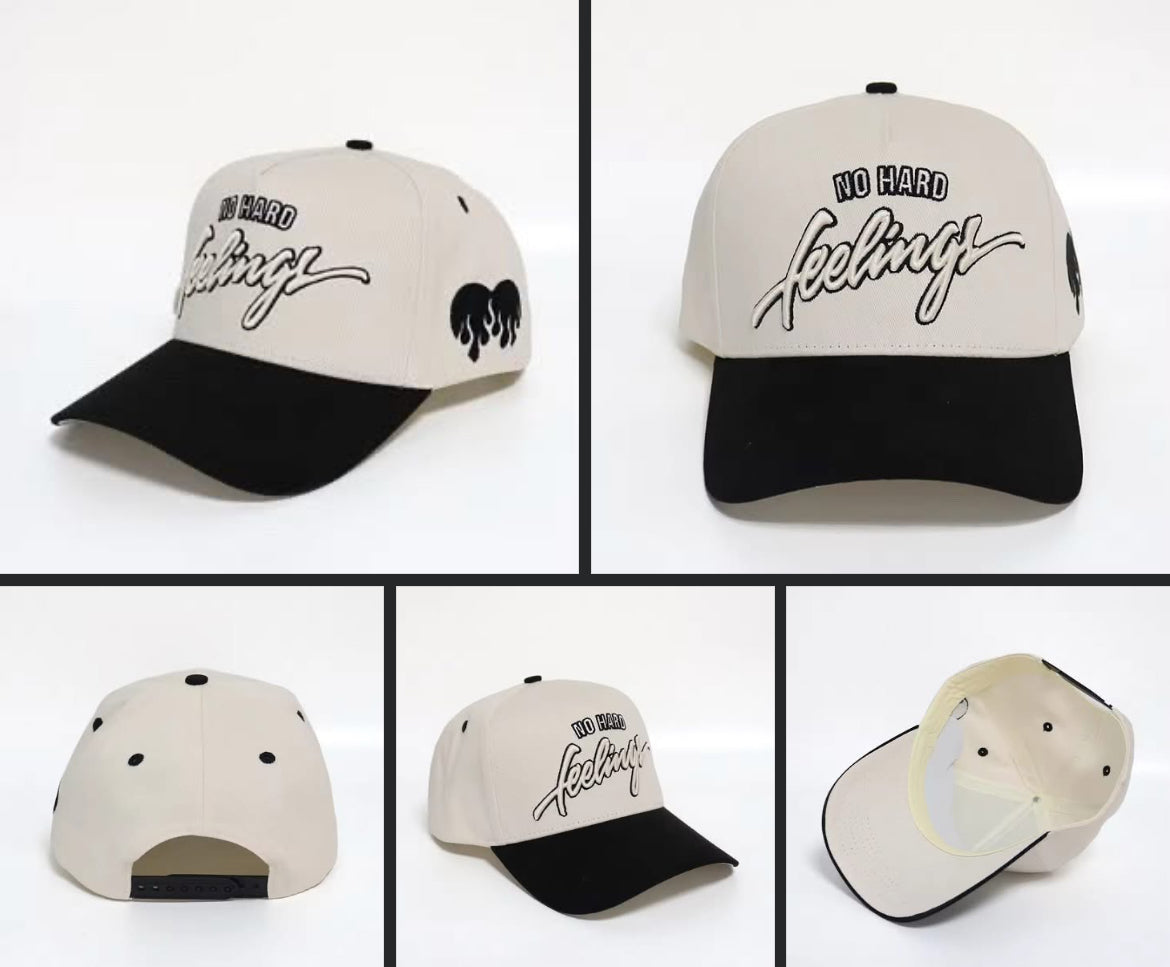No Hard Feelings Oreo Cream SnapBack Hat
