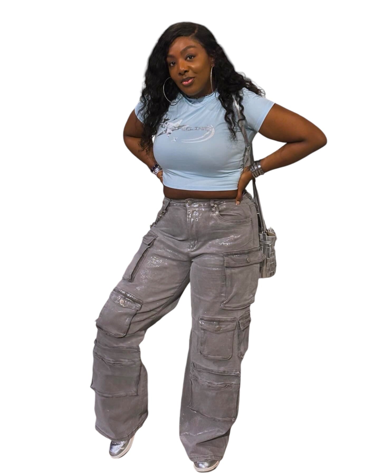 NHF STARSTRUCK Crop T-shirt