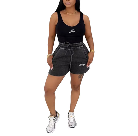 Women’s No Hard Feelings Washed two piece set