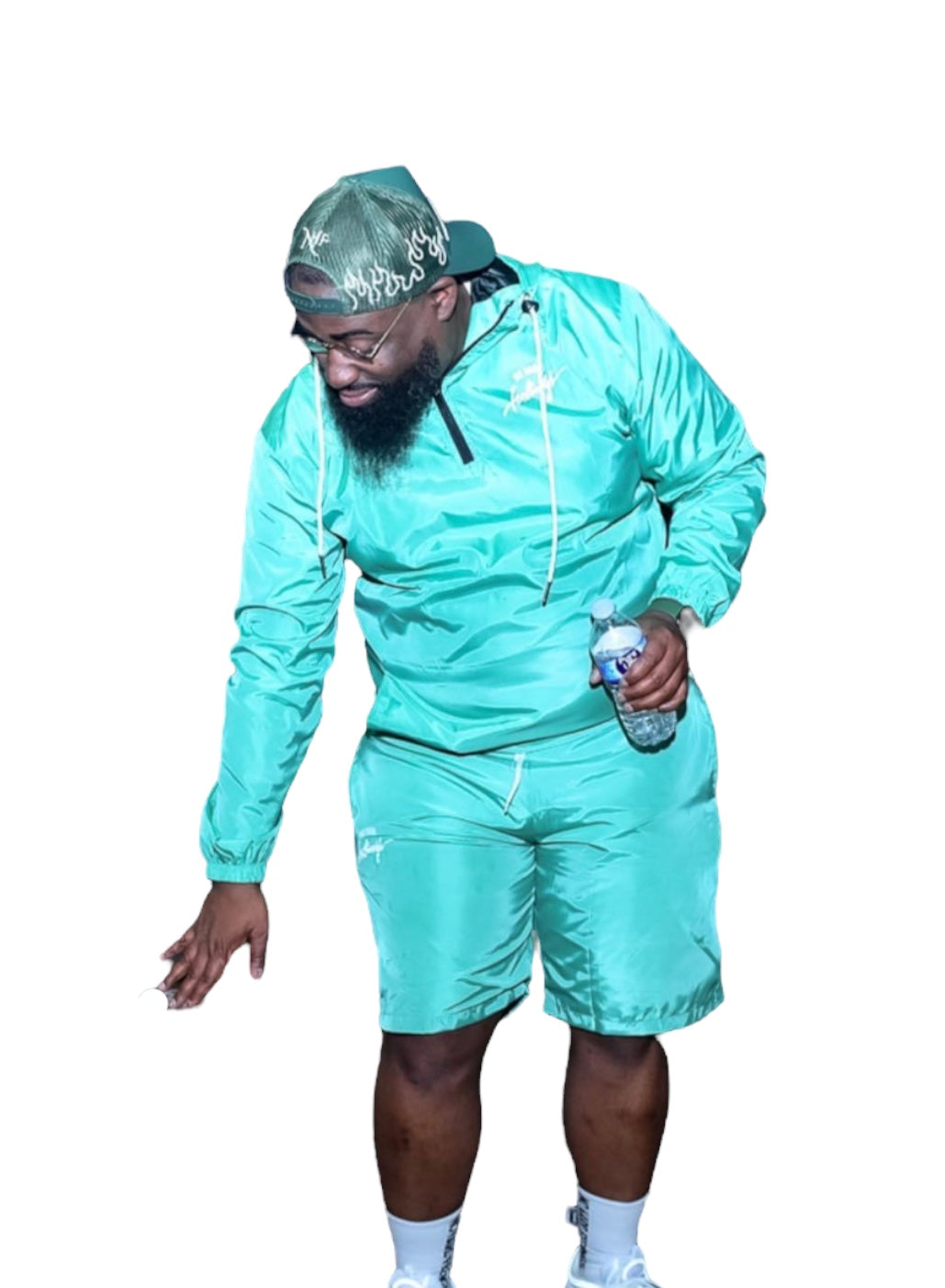 NO Hard Feelings Wind Breaker Short Set