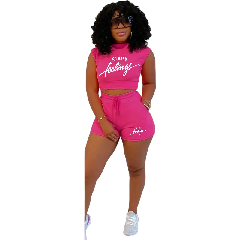 Women’s No Hard Feelings (Calm Fit) two piece short set