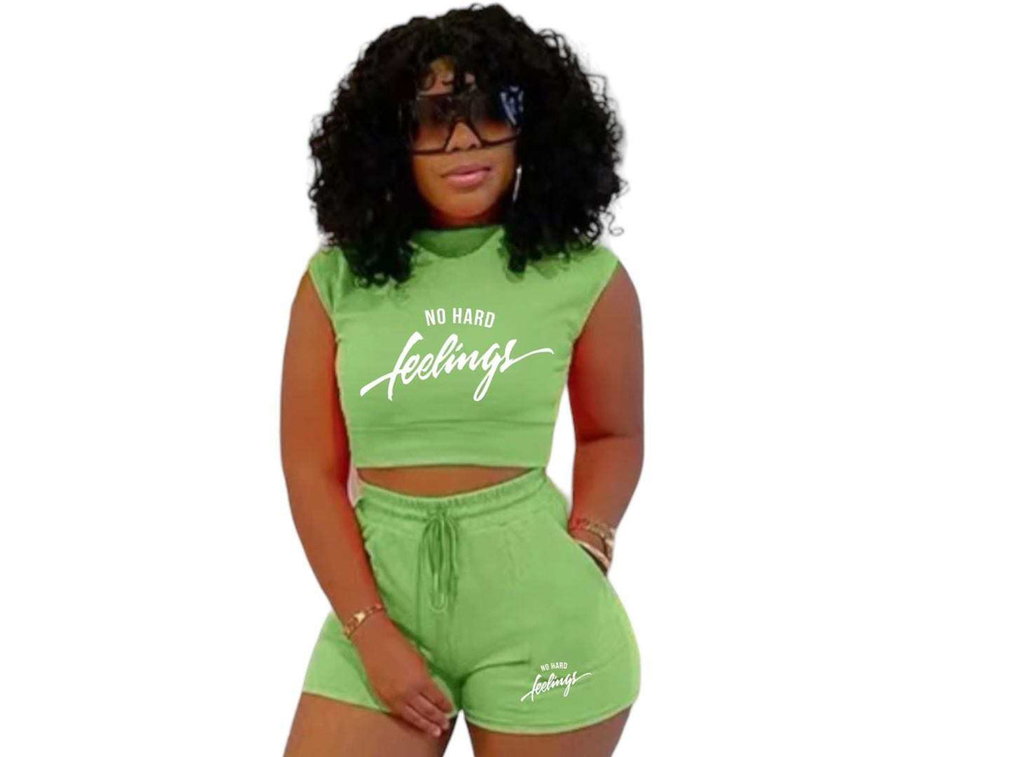 Women’s No Hard Feelings (Calm Fit) two piece short set