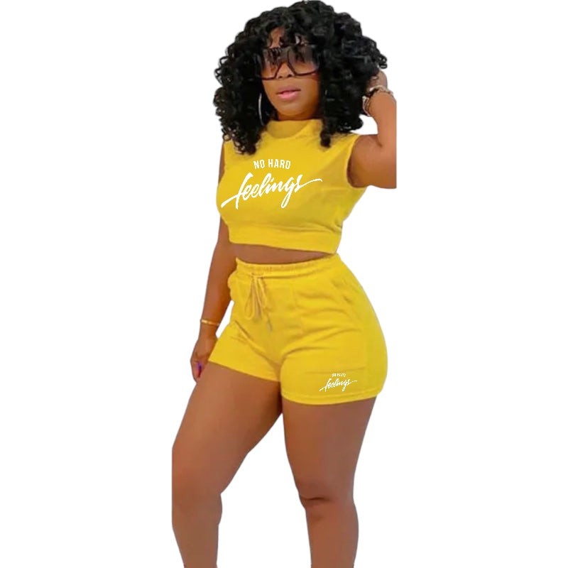 Women’s No Hard Feelings (Calm Fit) two piece short set