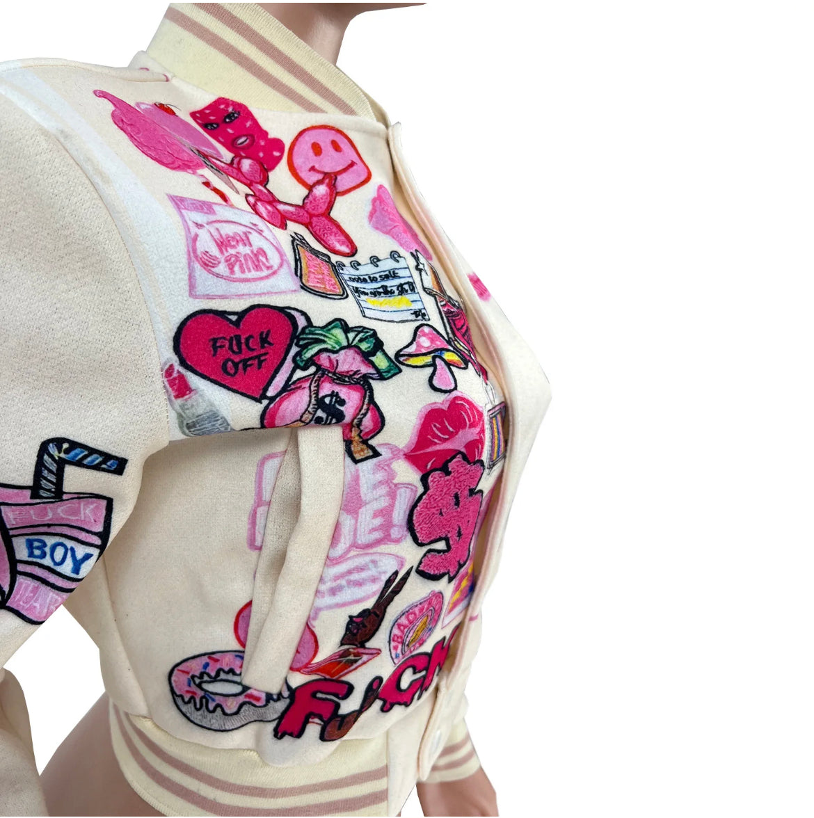 Plastics varsity jacket