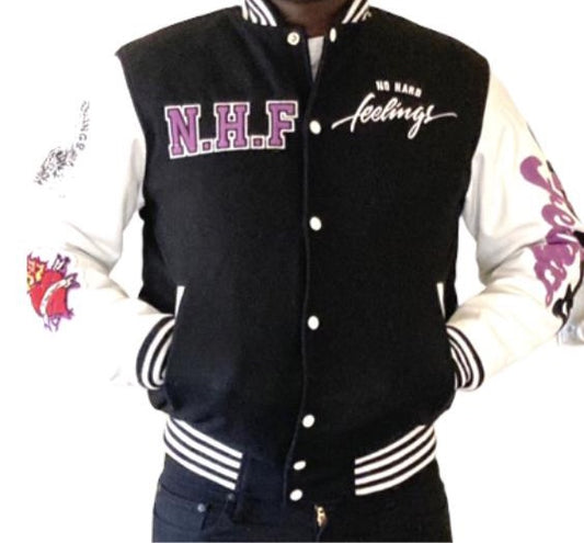 No Hard Feelings Varsity Jacket