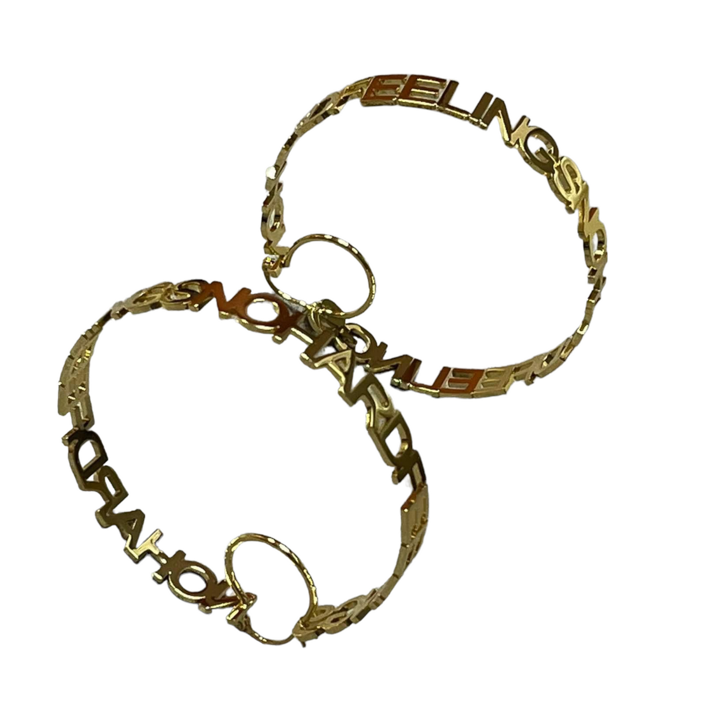 Stainless All Over Customizable Earrings