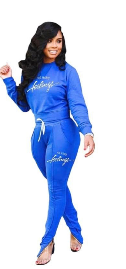 No (NHF)Hard Feelings Sporty Stylish Jogger Set