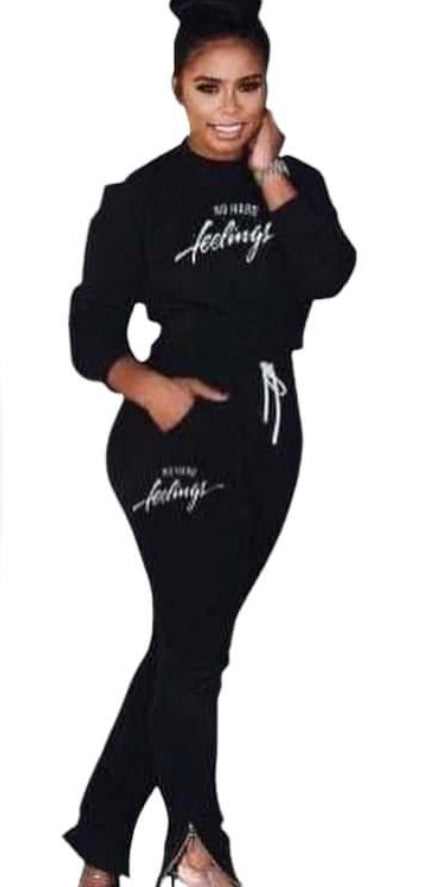 No (NHF)Hard Feelings Sporty Stylish Jogger Set