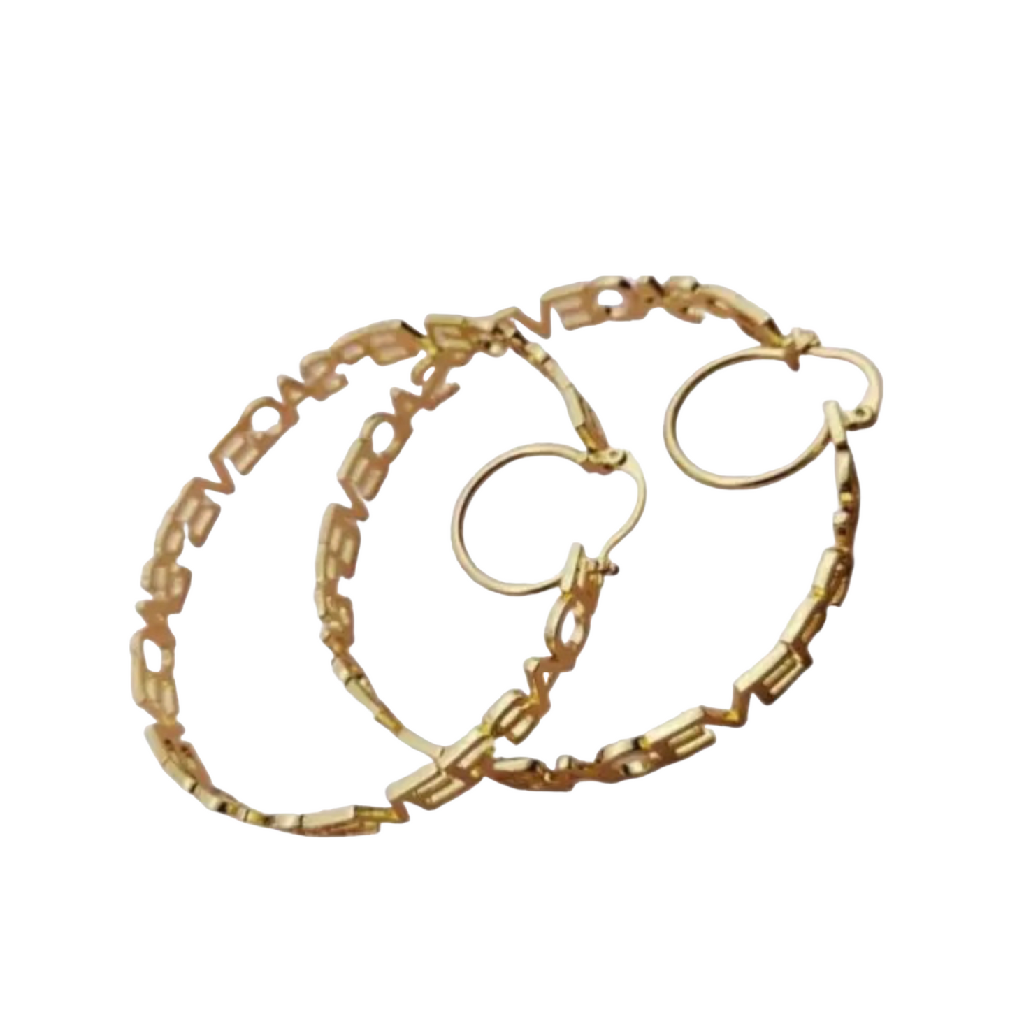 Stainless All Over Customizable Earrings