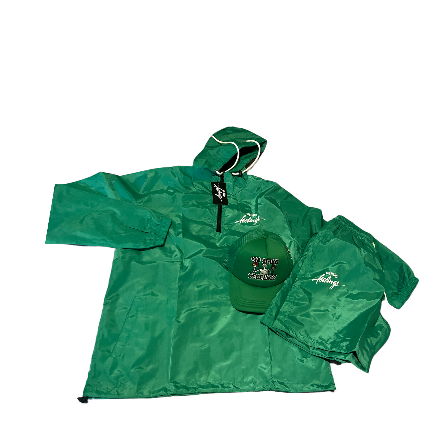 NO Hard Feelings Wind Breaker Short Set