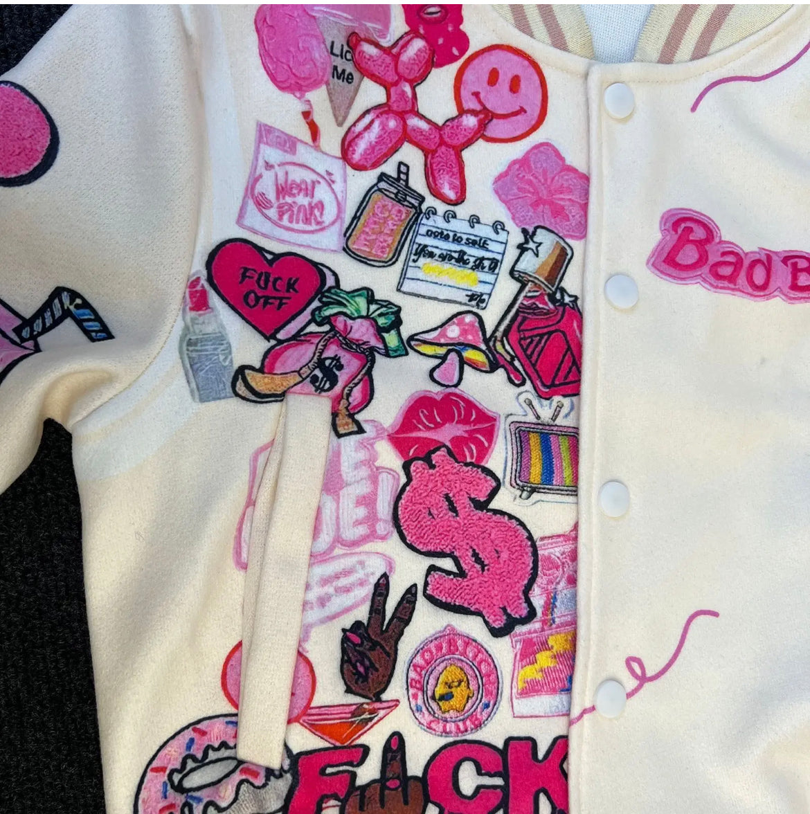 Plastics varsity jacket