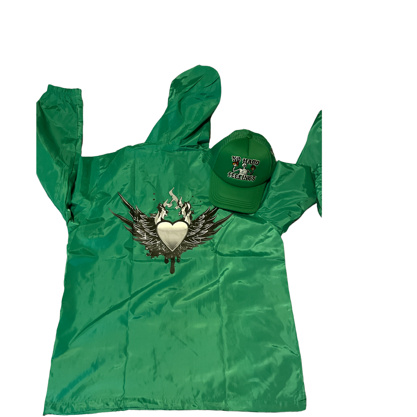 NO Hard Feelings Wind Breaker Short Set